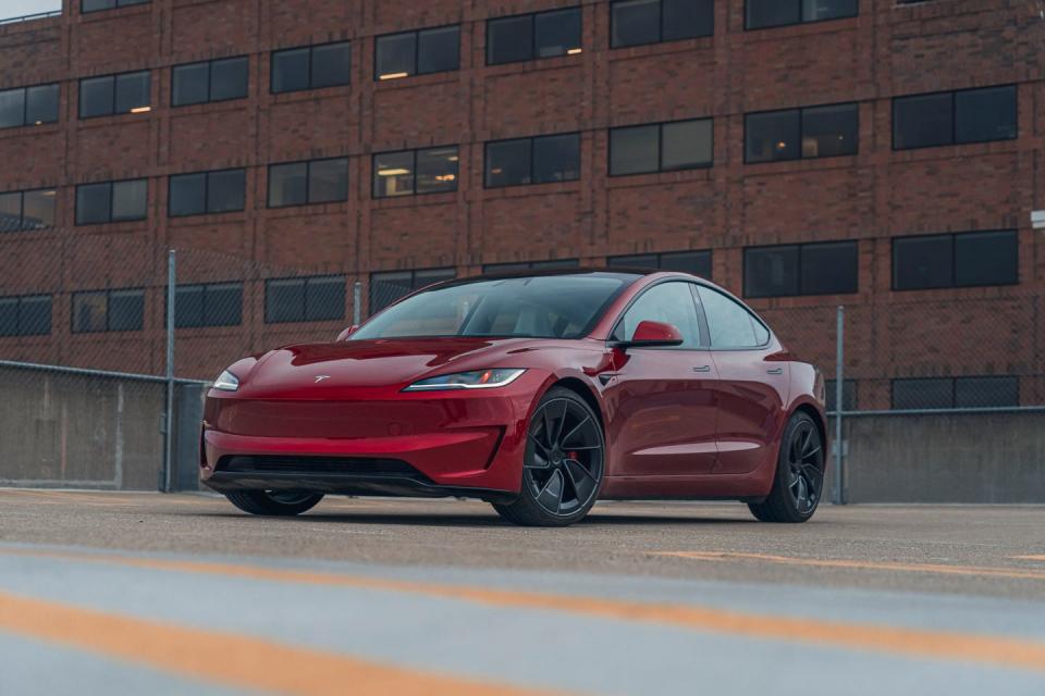 2024 tesla model 3 performance wire tested