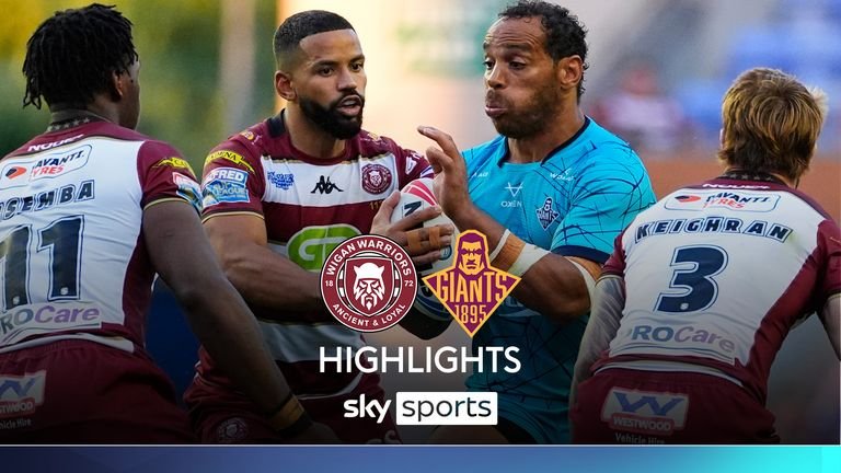 Wigan Warriors Against Huddersfield Giants
