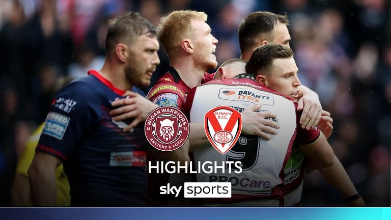 Wigan Warriors 24-14 st Helens | Super League height points
