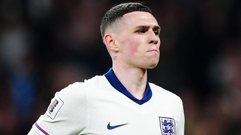 Phil Foden last played for England in March