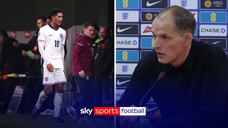 England manager Thomas Tuchel gives his reaction after they qualified for the World Cup with a perfect record of eight wins from eight.