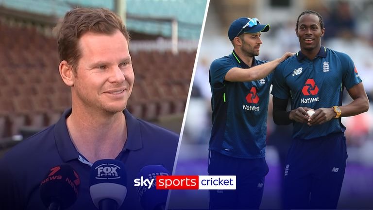 Australia's Steve Smith says Mark Wood and Jofra Archer will be 'a good challenge' for Australia during the Ashes. 