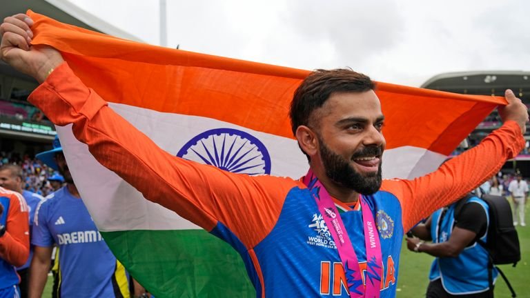 Virat Kohli announced his T20 retirement after India's victory at the World Cup earlier this year