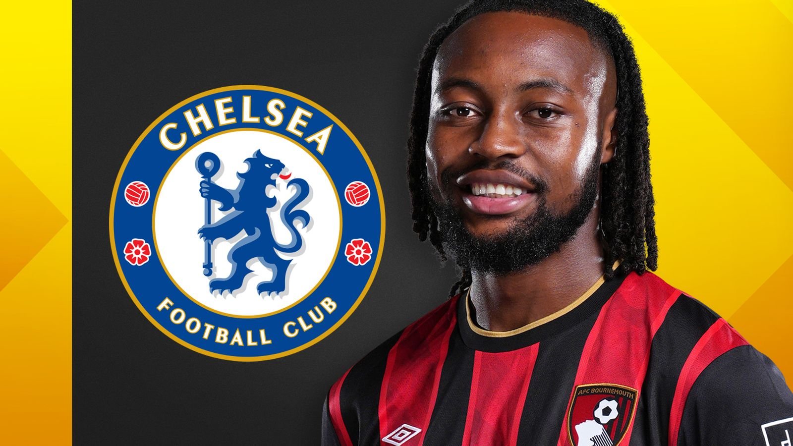Chelsea have entered the race fo Bournemouth forward Antoine Semenyo
