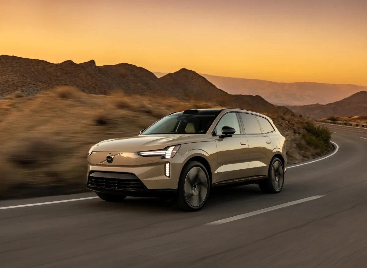 A Volvo EV with Luminar Lidar