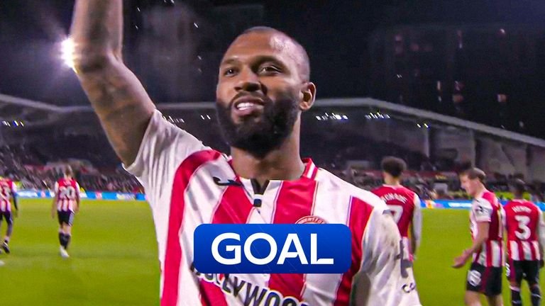 Igor Thiago scores for Brentford