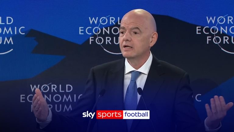 FIFA president Gianni Infantino has sparked controversy, joking that 'no Britons were arrested' at the 2022 World Cup.
