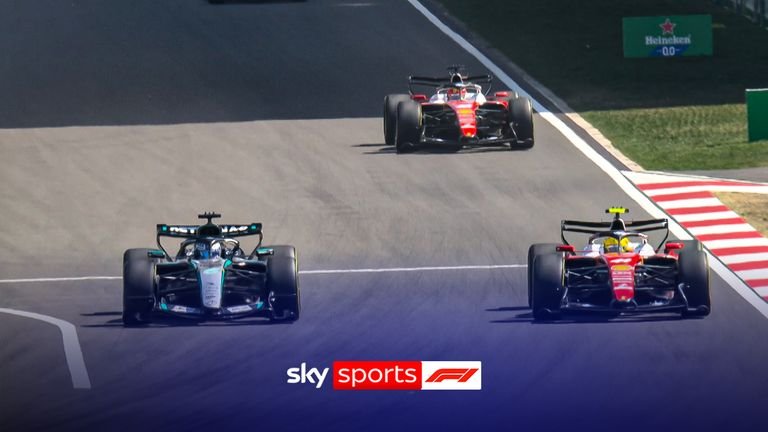 Chinese Grand Prix: Lewis Hamilton leads the Sprint after an exciting start