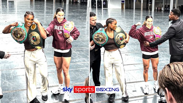 Terri Harper went after Caroline Dubois as the two took part in a FIERY photo shoot.