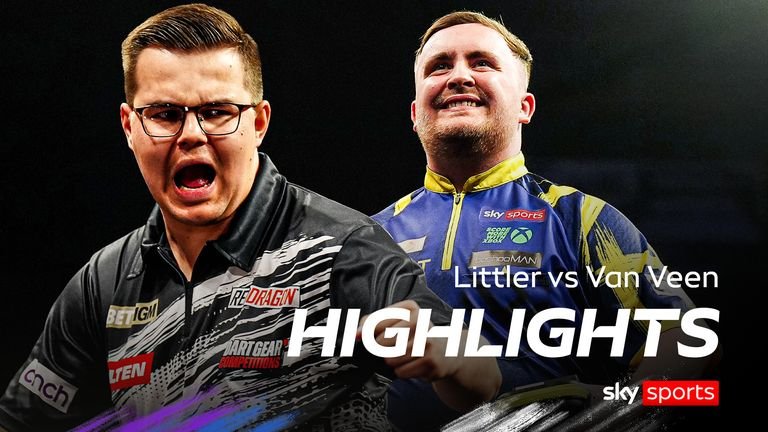 Premier League Darts: Gian van Veen defeats Luke Littler on PL debut