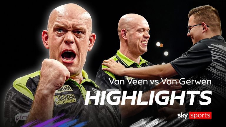 Premier League Darts: Week 1 Final - Gian van Veen vs Michael van Gerwen