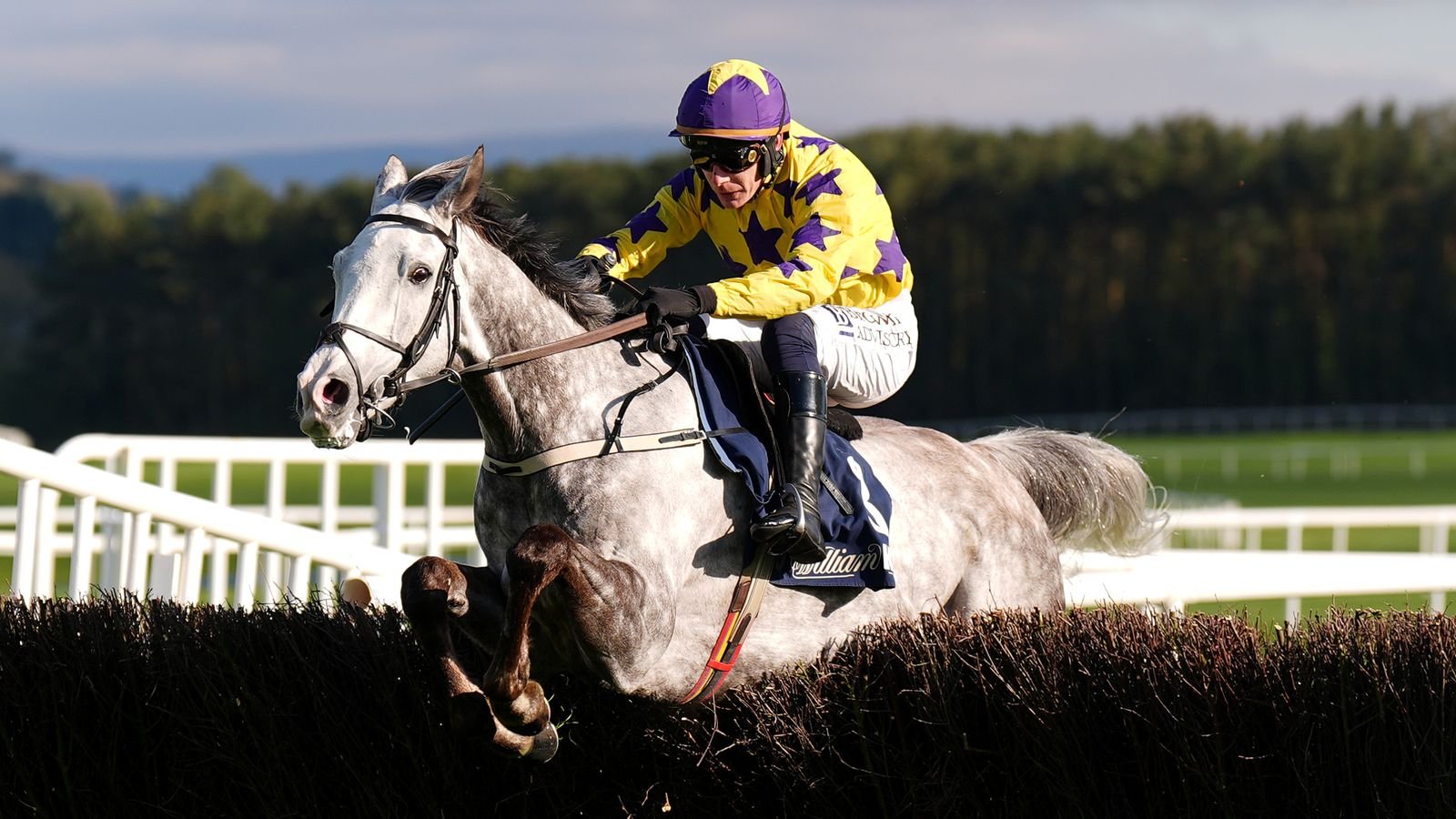 Il Etait Temps ridden by Paul Townend on their way to winning the William Hill Champion Chase on day one at  Punchestown