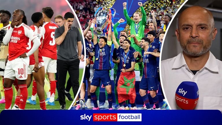 Sky Sports News' Dharmesh Sheth rounds up the best reaction as Arsenal suffer heartbreak and lose to PSG in the Champions League final.