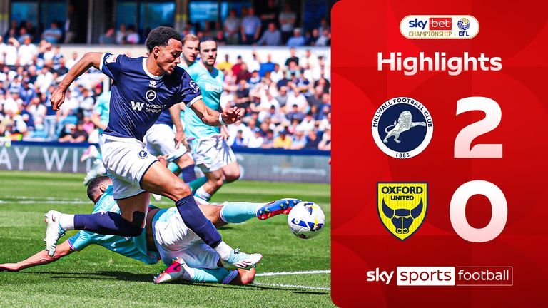 Millwall 2-0 Oxford United highlights