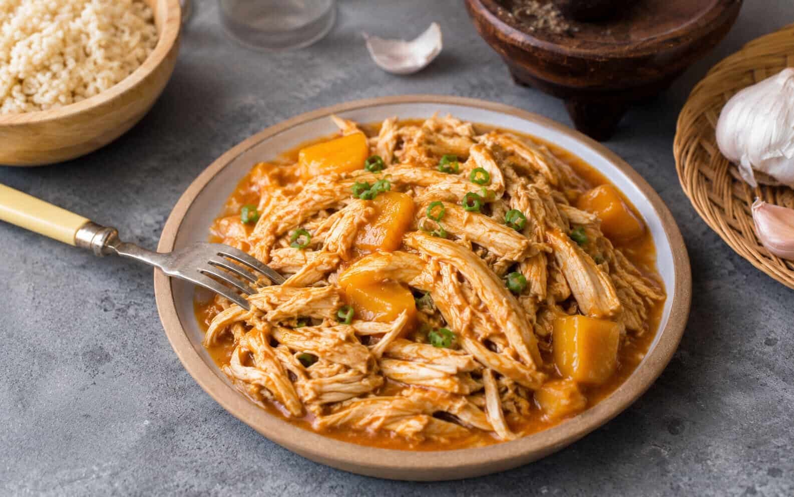 Slow Cooker Chicken Adobo With Pineapple