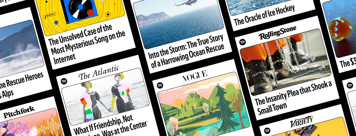 Spotify now also lets you stream narrated magazine articles