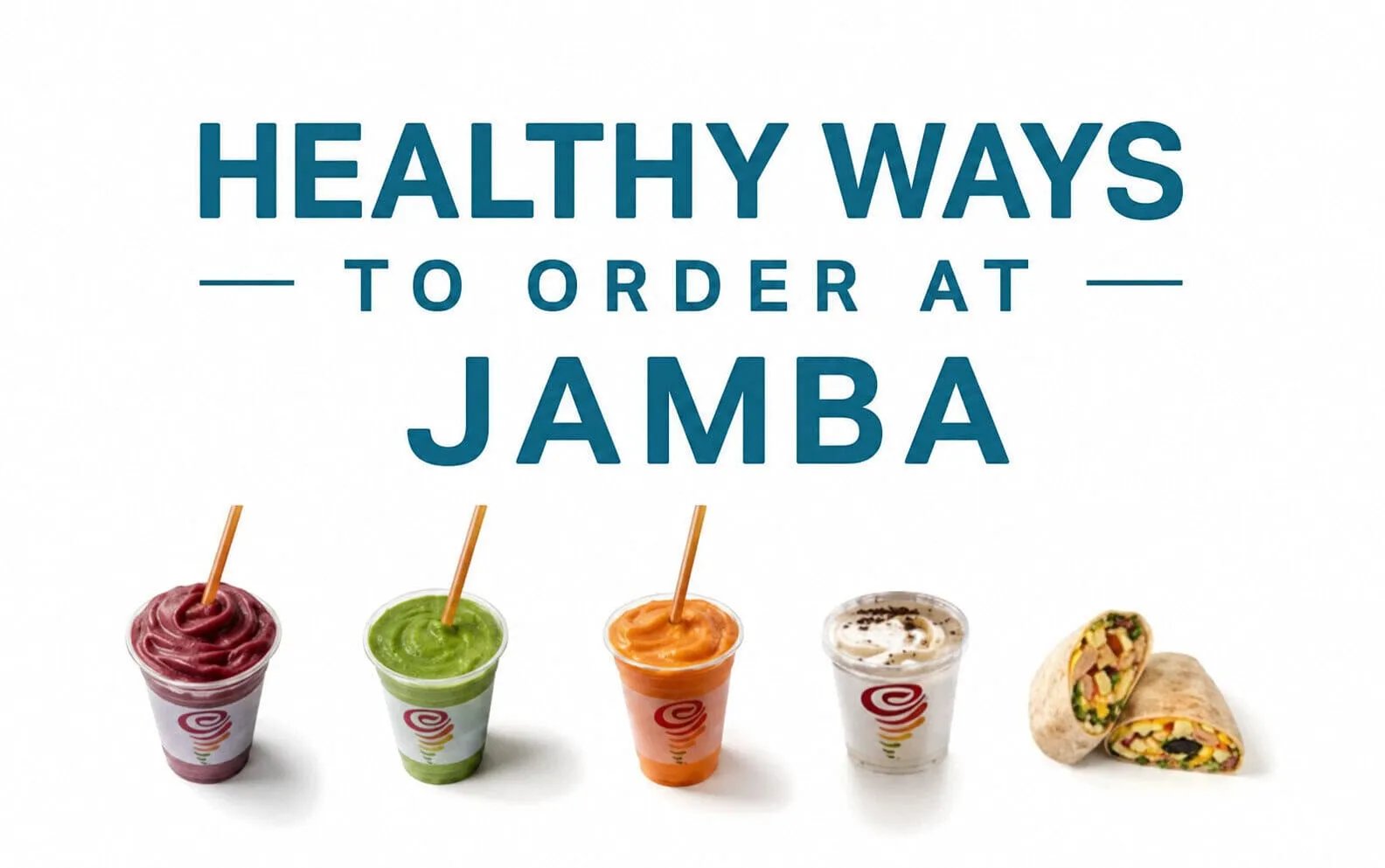 4 Smoothies from Jamba pictured