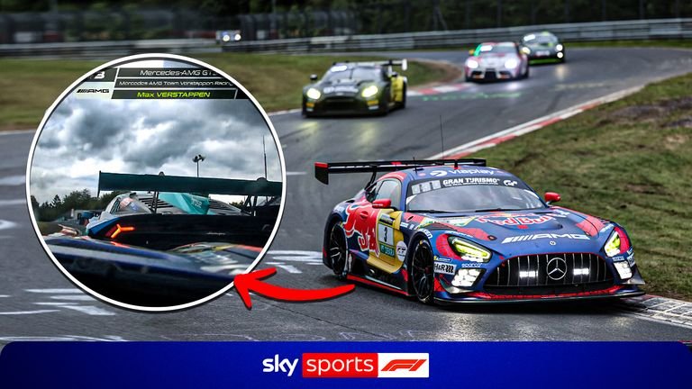 Watch some of the best battles and overtakes from Max Verstappen as he made his debut at the Nurburgring 24 Hours.