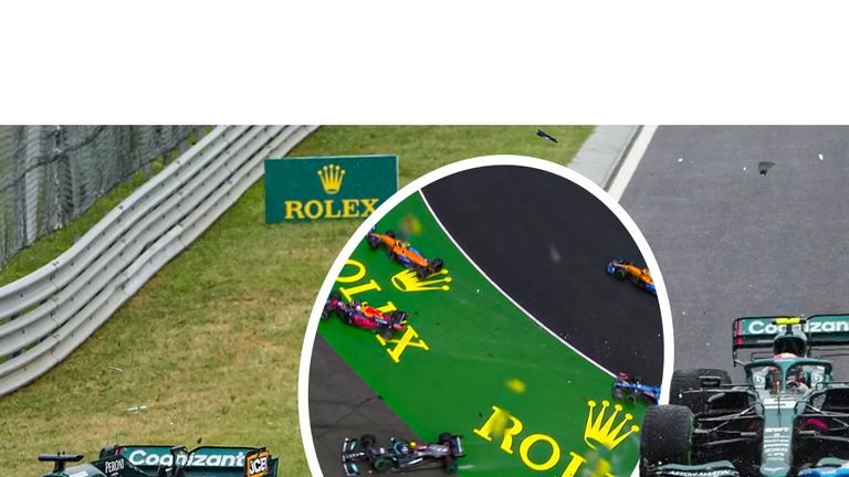 The first round of the 2021 Hungarian Grand Prix saw several drivers collide.